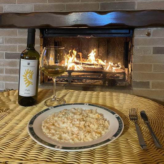 abbinamento cibo vino verdeca risotto al salmone