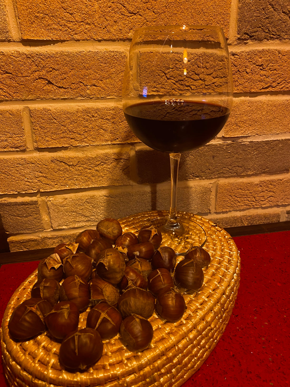 abbinamento cibo vino castagne primitivo secco