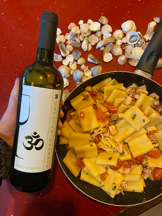 abbinamento cibo vino calamarata fiano