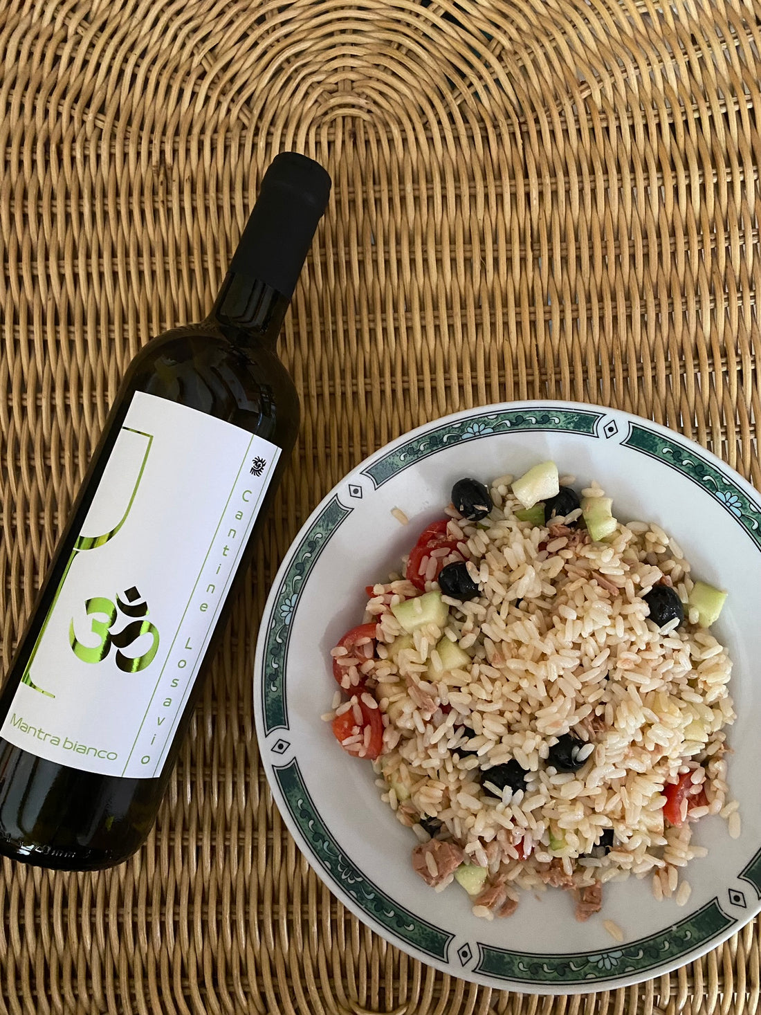 Abbinamento vino insalata di riso