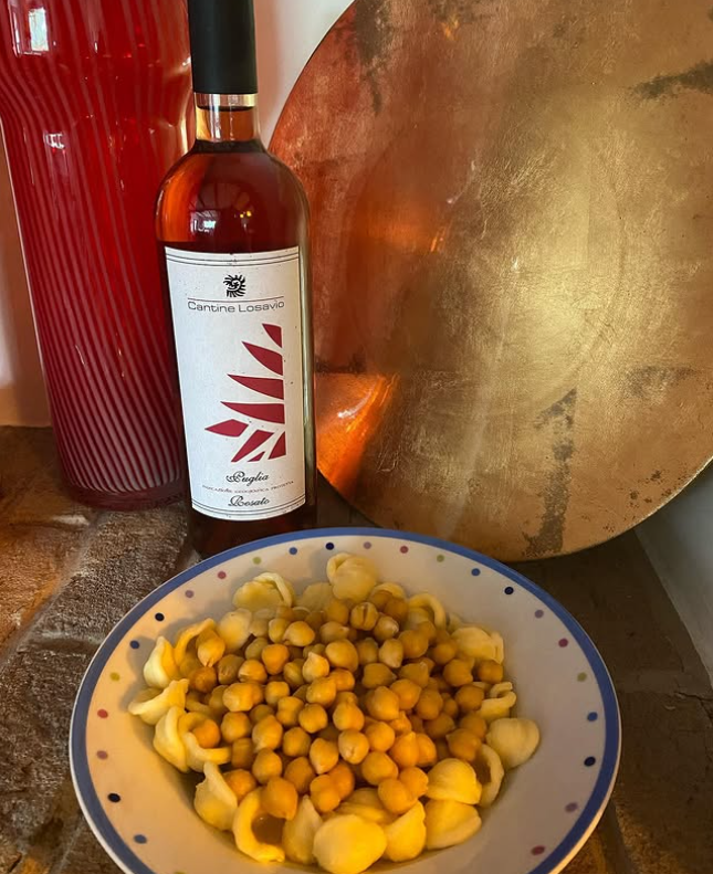 ABBINAMENTO CIBO VINO PASTA E CECI E ROSATO