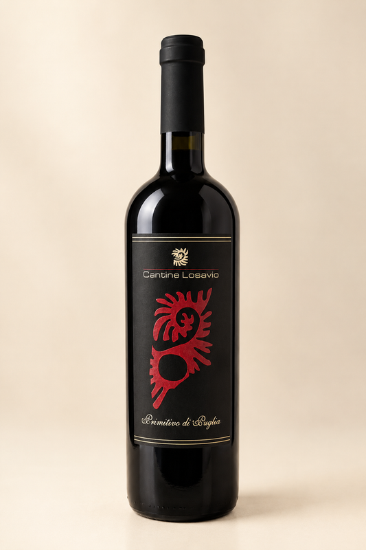 Bottiglia primitivo IGP Puglia da 750 ml