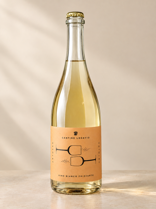 Bottiglia di vino bianco frizzante U' Sturt da 750 ml