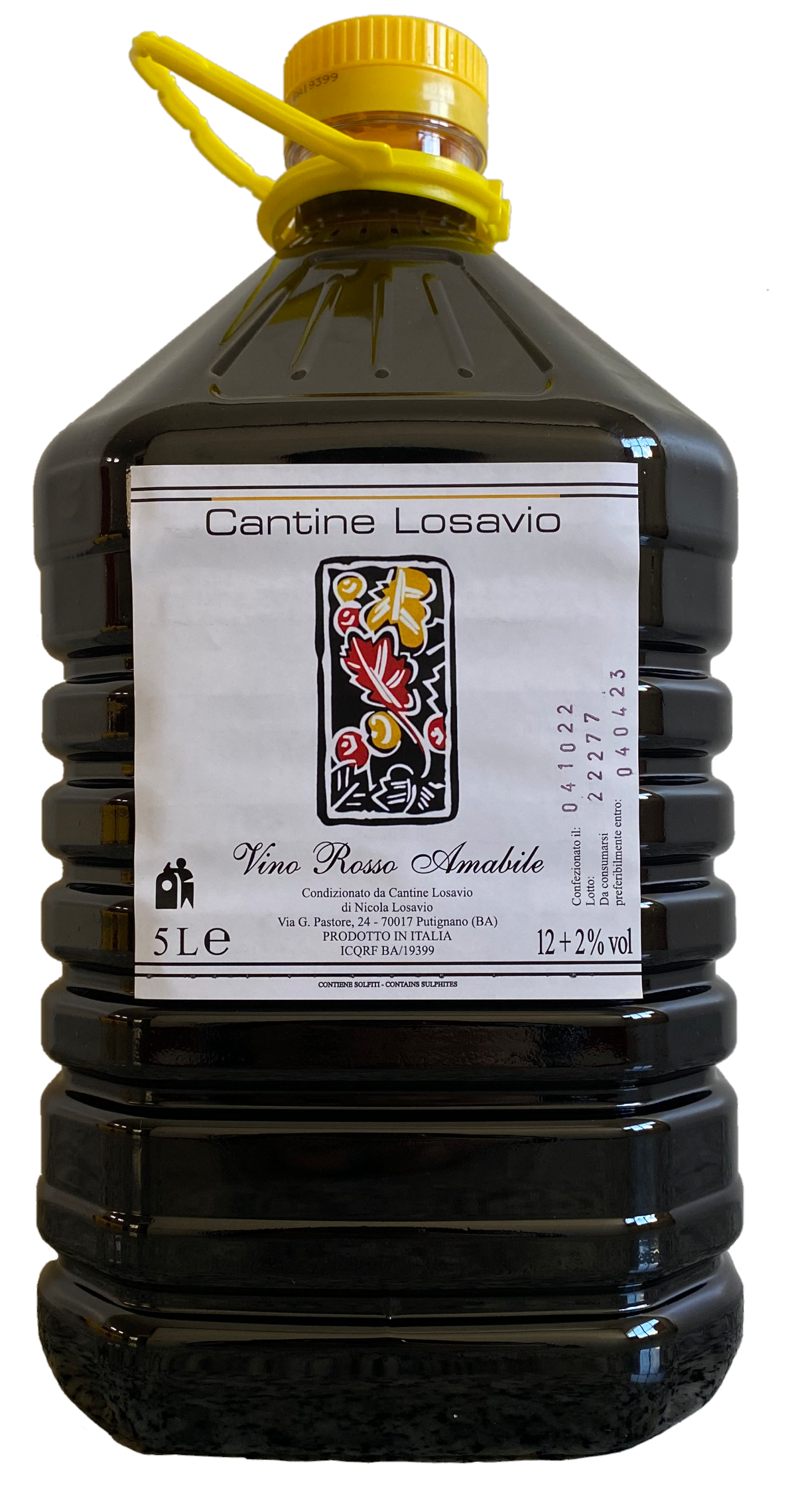 Pet vino - rosso amabile - Cantine Losavio