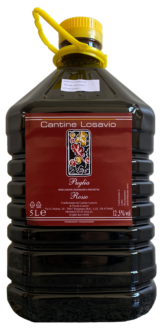 Pet vino - rosso secco - Cantine Losavio