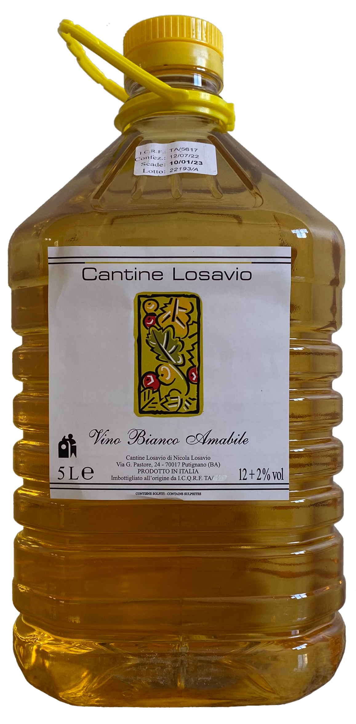 Pet vino - Bianco amabile - Cantine Losavio