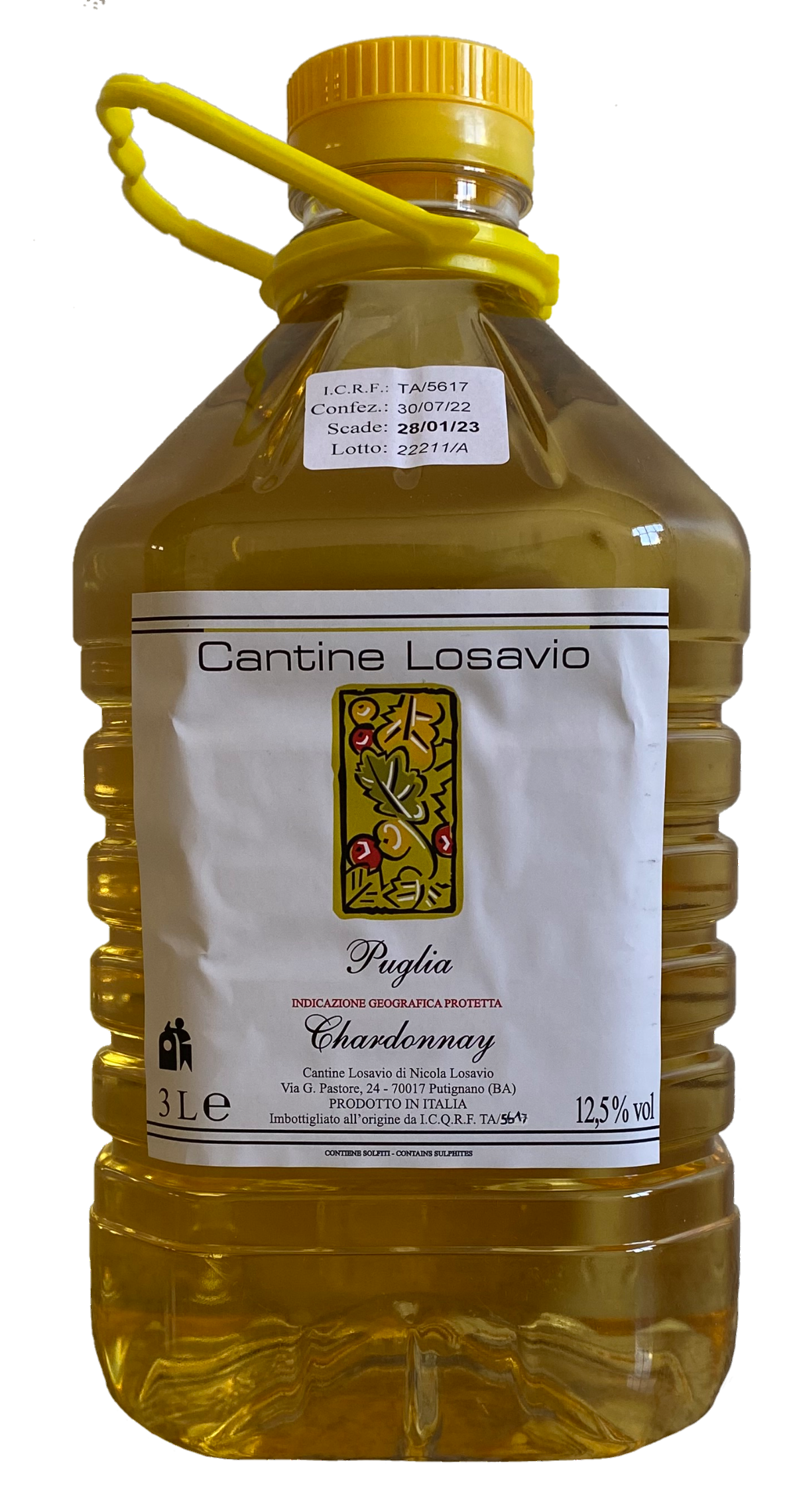 Pet vino - Chardonnay - Cantine Losavio