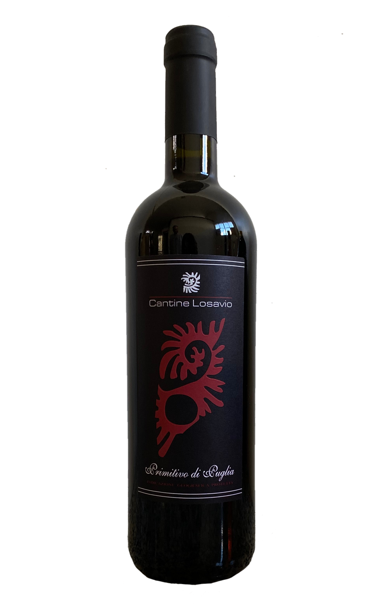 Bottigli di vino - primitivo secco - Cantine Losavio