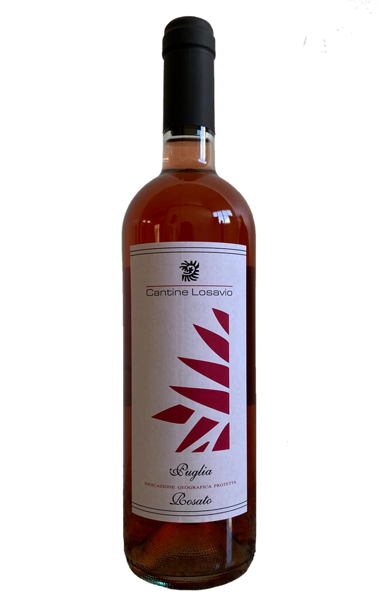 Bottiglia di vino - vino rosato - Cantine Losavio