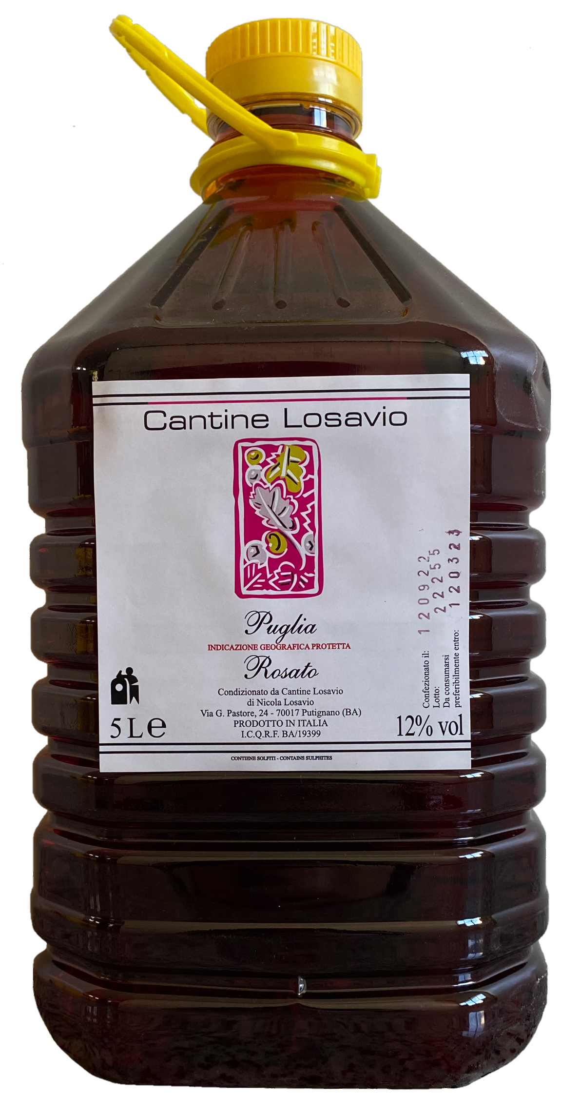 Pet vino - vino rosato - Cantine Losavio