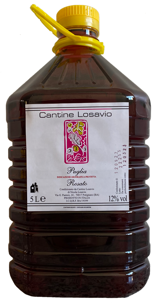 Pet vino - vino rosato - Cantine Losavio